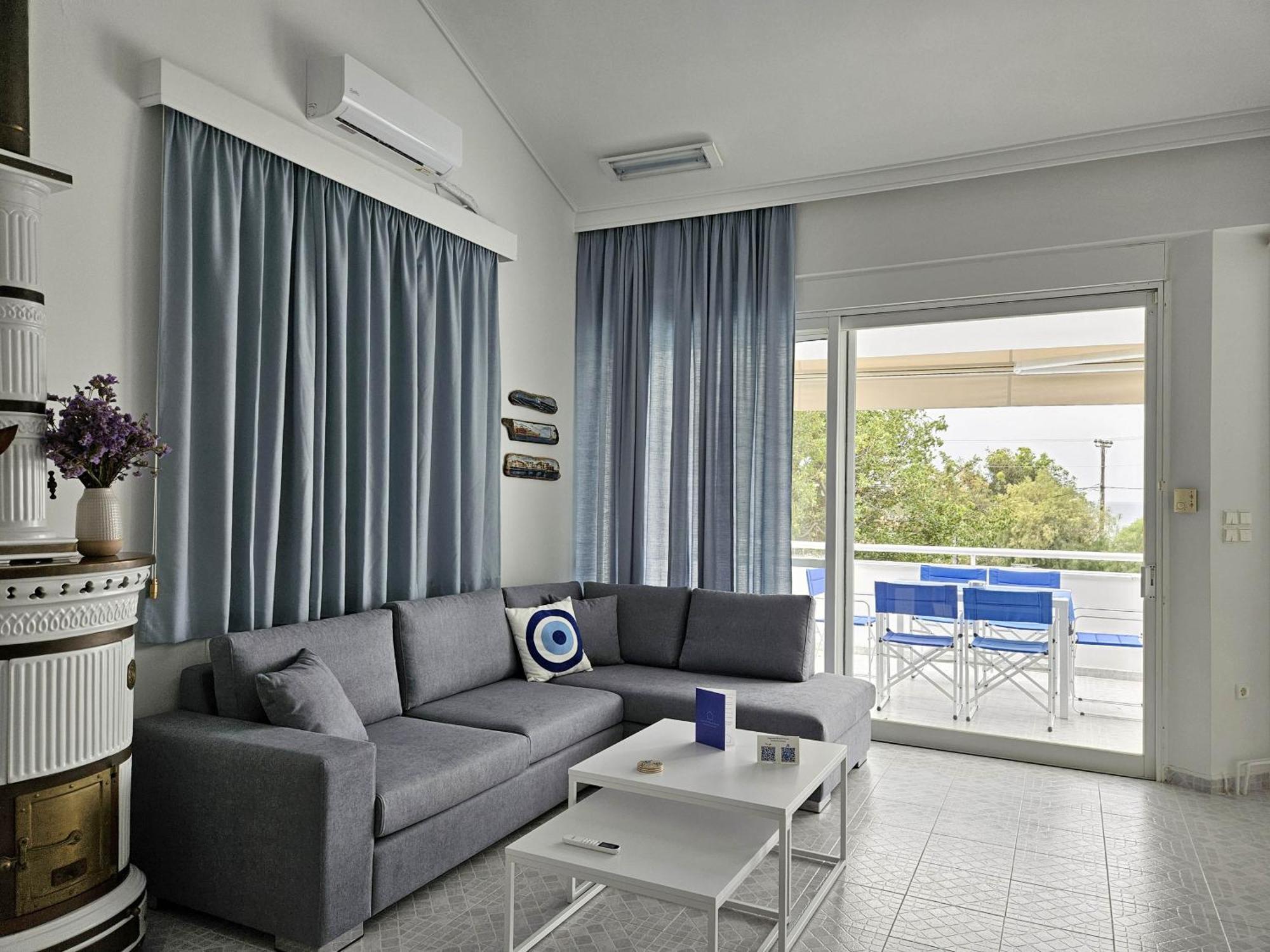 Lagonisi Beach House Kalivia Thorikou Luaran gambar